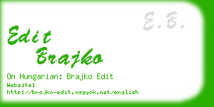 edit brajko business card